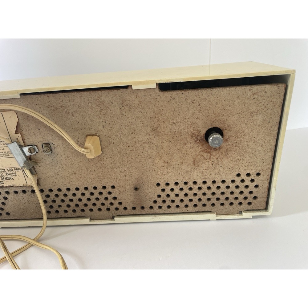 Vintage RCA Victor Tube Clock Radio RGS19T AM FM Mid Century FOR PARTS OR REPAIR - Picture 13 of 16
